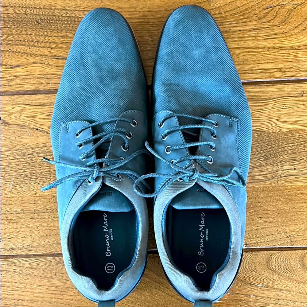 Bruno Mars Men's Blue/gray Oxford Shoes size 13